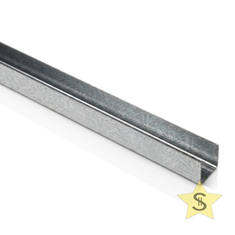 PROFILO GUIDA 'U' 40X50 3MT PER PARETE