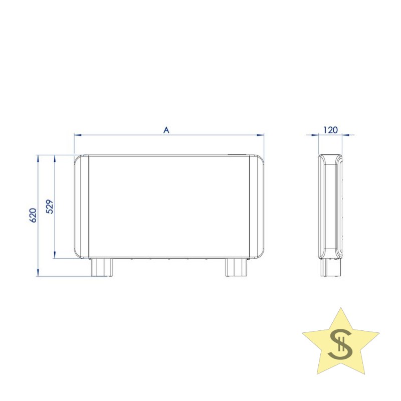NEMO 600 VENTILCONVETTORE 5.370W CON COMANDO - immagine 5