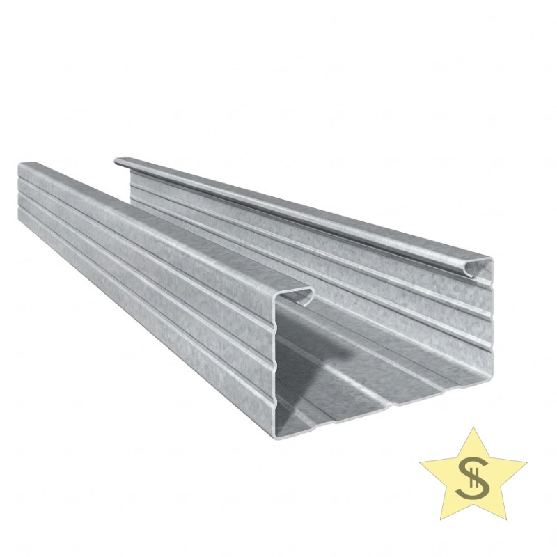 PROFILO MONTANTE 'C' 50X75 MM DA 4MT PER PARETE