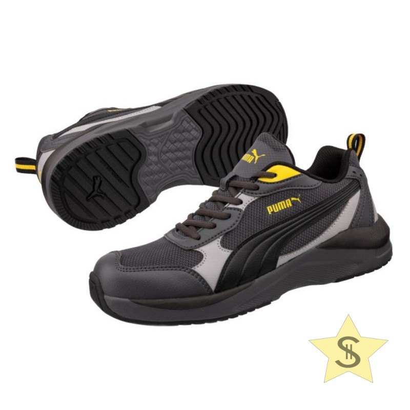 PUMA SHIFT GREY/YELLOW LOW S1PS TG.42 SCARPA BASSA - immagine 2
