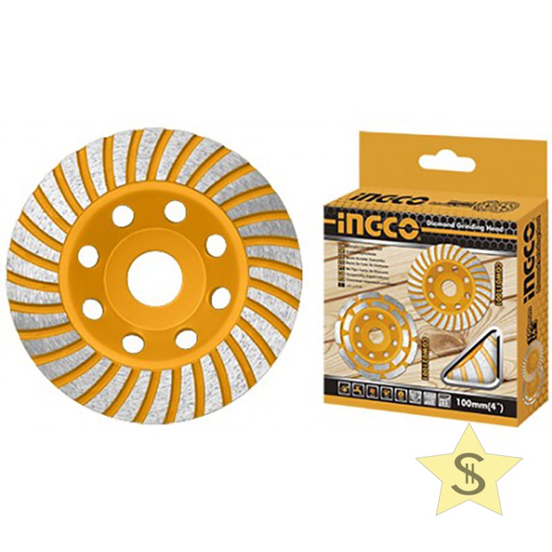 DISCO TURBO D.125 SEGMENTATO PER LEVIGARE
