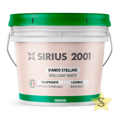 SIRIUS 2001 BIANCO 4LT PITTURA LAVABILE